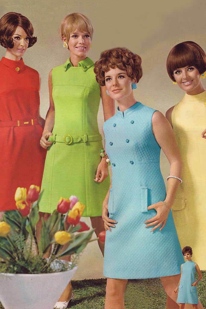 Popular man-made fabrics of the 1960's